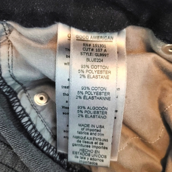 GOOD AMERICAN Good Legs Jeans in Blue 224 - Picture 8 of 10